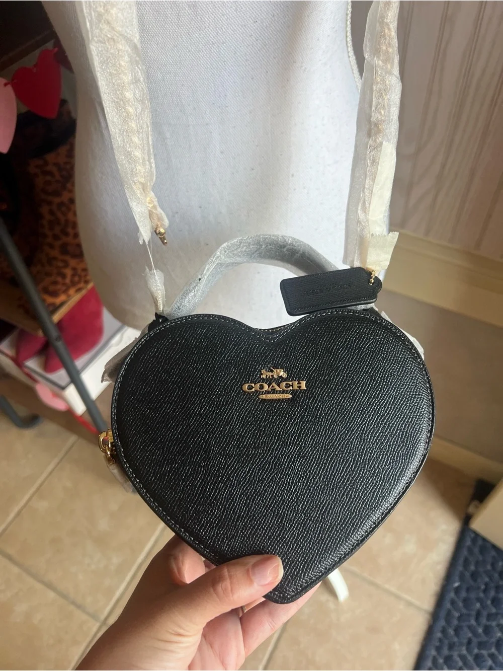 Coach heart shaped